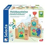 Holzbausteine Gewächshäuser 34 Teile