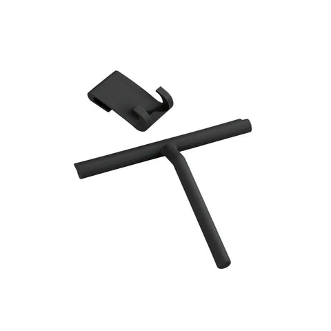 Wenko - Bathroom Squeegee Mola, Black - Effortless Shine! 🛁✨