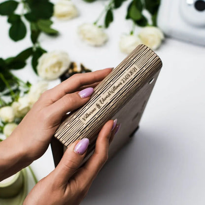 wooden book for photo 