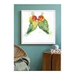 Diamond Painting Verliebte Vögel