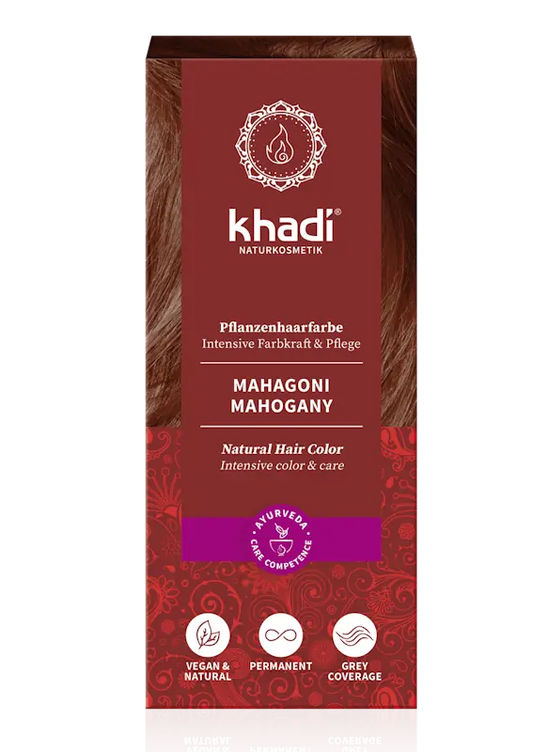 KHADI Pflanzenhaarfarbe Mahagoni