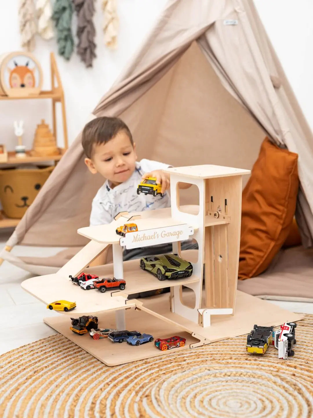 toy car parking garage