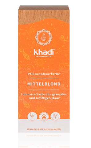 KHADI Pflanzenhaarfarbe Mittelblond