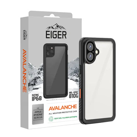 iPhone 16 Plus, Avalanche Case schw.