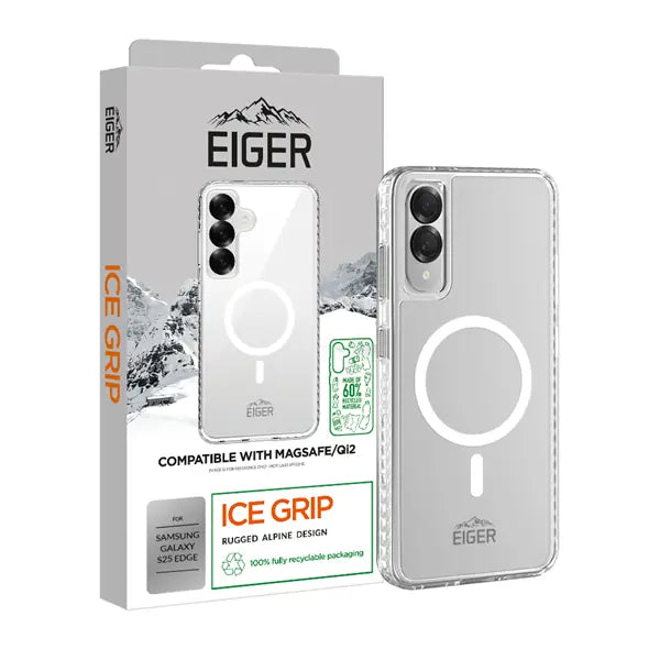 Galaxy S25 Edge, Ice Grip MagSafe Case GRS trans.