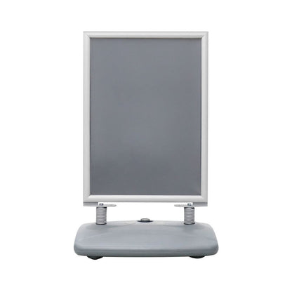 Kundenstopper Alu "Poster Swing" mit Wassertank, DIN A1, Silber, Outdoor
