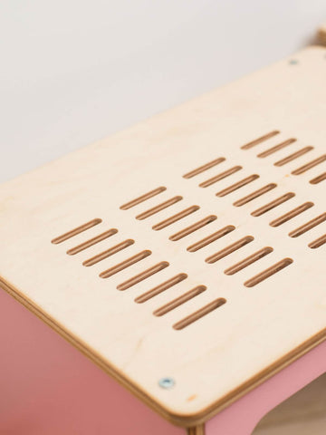 pretend wooden microwave oven