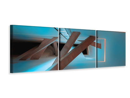 Panorama Leinwandbild 3-teilig Transition