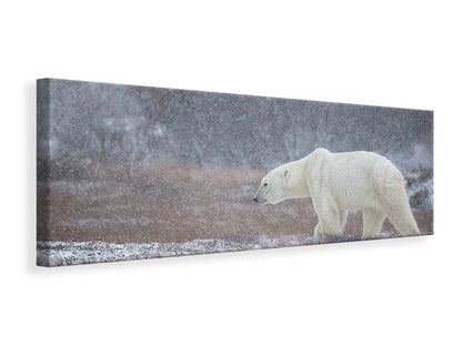 Leinwandbild Panorama Let It Snow A