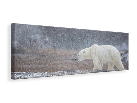 Leinwandbild Panorama Let It Snow A