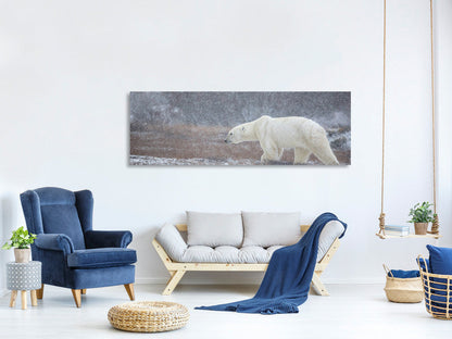 Leinwandbild Panorama Let It Snow A