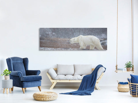 Leinwandbild Panorama Let It Snow A