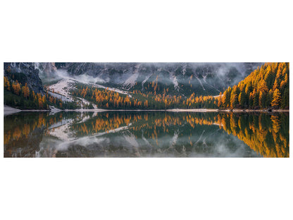 Leinwandbild Panorama Perfect Reflection