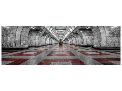 Leinwandbild Panorama Prague Metro