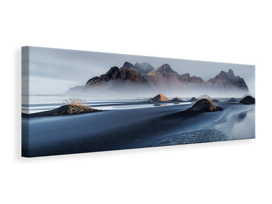 Leinwandbild Panorama Stokksnes