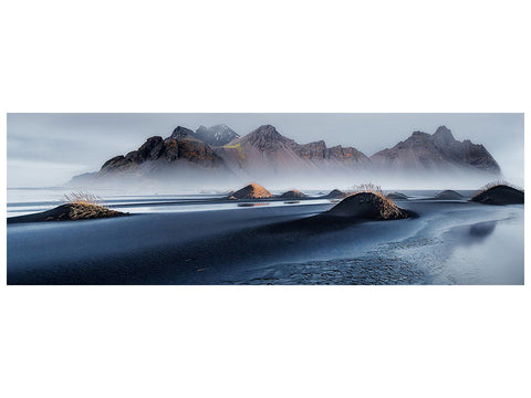 Leinwandbild Panorama Stokksnes