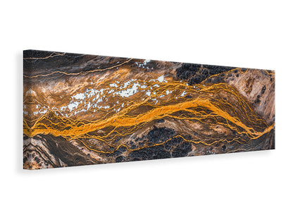 Leinwandbild Panorama The Pulse Of The Earth