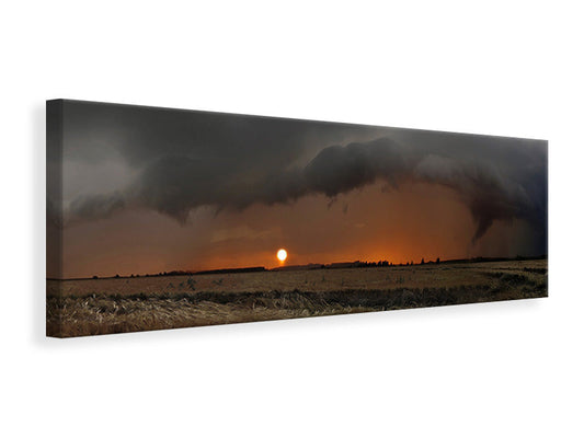 Leinwandbild Panorama Wetterbruecke