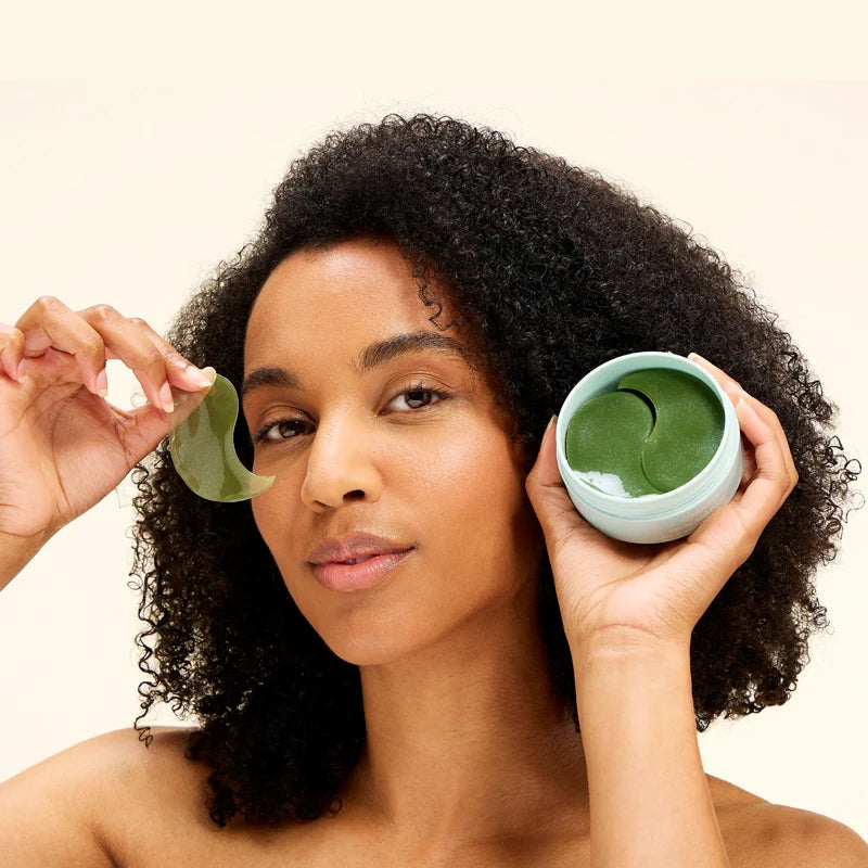 Patchs Anti-Cernes Aloe Vera et Collag ne Marin 30 Paires de Patchs 60 Total Hydratants Contour des Yeux pour R duire les Cernes les Poches et les