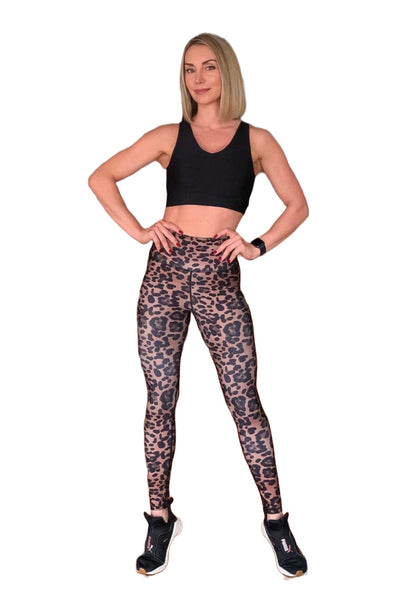 872 - Leggings Léopard À Taille Extra Haute - Libérez Votre Côté Sauvage 🐆✨