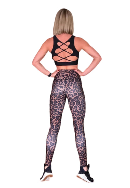 872 - Leggings Léopard À Taille Extra Haute - Libérez Votre Côté Sauvage 🐆✨