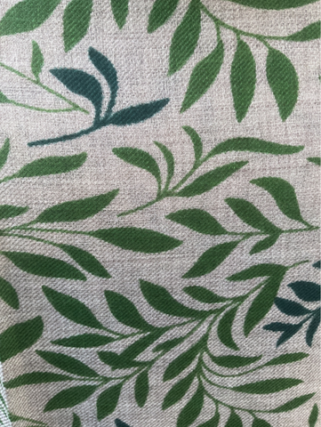 AISHITERU - Verdant Whisper Printed Cashmere Scarf - Nature-inspired luxury 💚✨