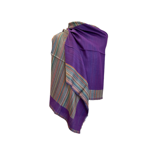 AISHITERU - Isolde Kani Cashmere Shawl - Regal Purple Luxury ✨👑