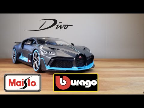 Bugatti Divo 1/18 grau