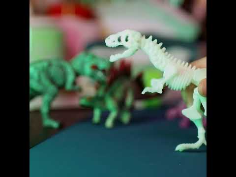 Leuchtendes T-Rex Skelett