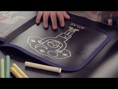 Kreidemalbuch Set mit 4 Kreiden Käfer