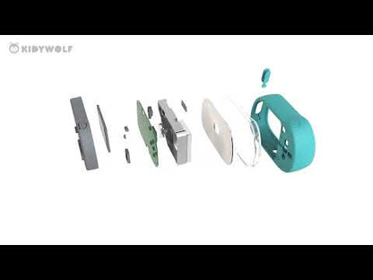 Foto- und Videokamera blau