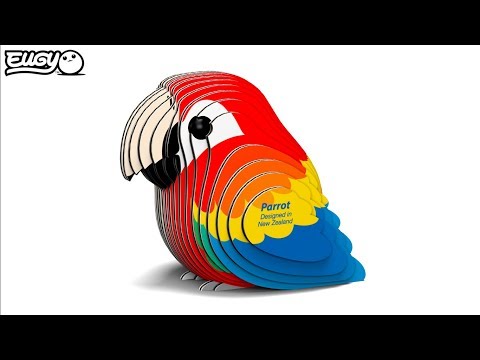3D Bastelset Papagei
