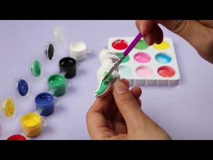 Fluorescent Dinosaurier Gips- und Malset