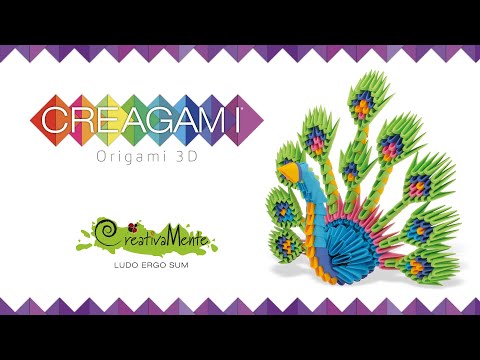 Origami 3D Pfau 502 Teile