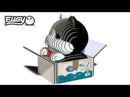 3D Bastelset Tuxedo-Katze