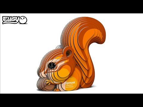3D Bastelset Streifenhörnchen