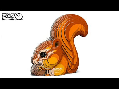 3D Bastelset Streifenhörnchen