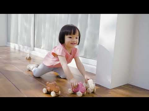 Schiebe-Häschen rosa