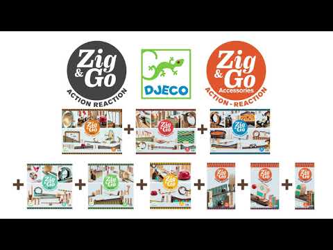 Kettenreaktionsspiel Zig & Go 7 Teile