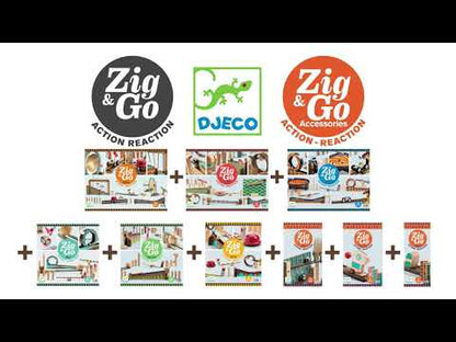Kettenreaktionsspiel Zig & Go 7 Teile