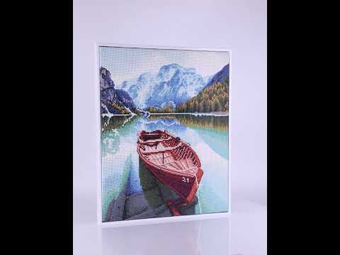 Diamond Painting Boot im Fjord