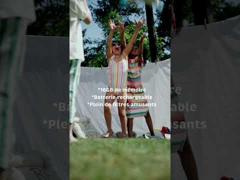 Foto- und Videokamera blau