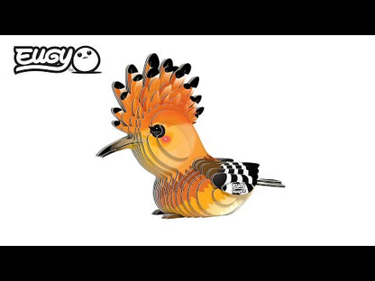 3D Bastelset Wiedehopf