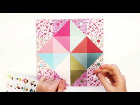 Origami Himmel und Hölle pink