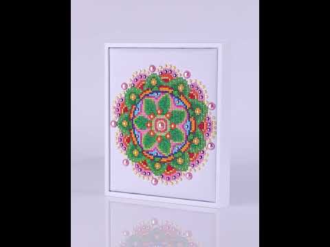 Diamond Painting Blumen Mandala