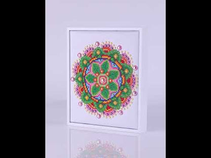 Diamond Painting Blumen Mandala