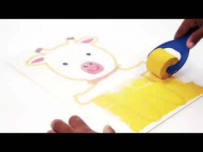 Malen mit Schwamm Doudou