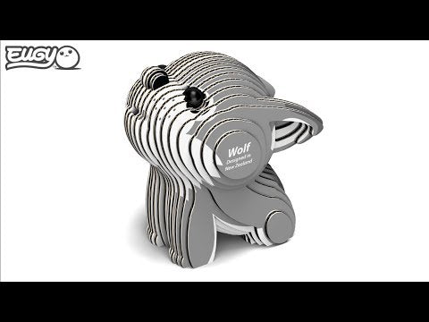 3D Bastelset Wolf