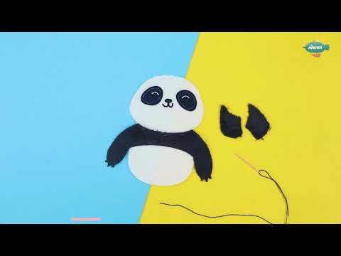 Nähset Panda