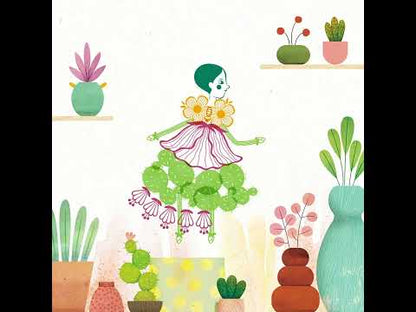 Stempel Blumenmädchen